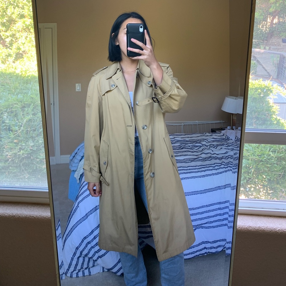 Brooks Brothers Vintage Trench Coat Size 36